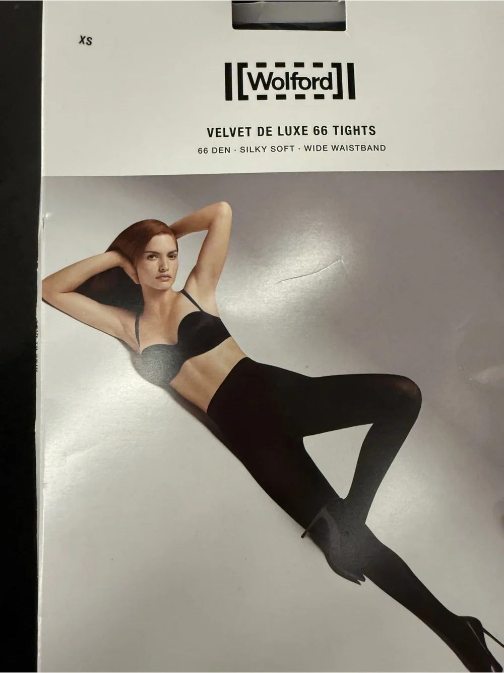 Wolford xs Black Tummy Control Tights blk